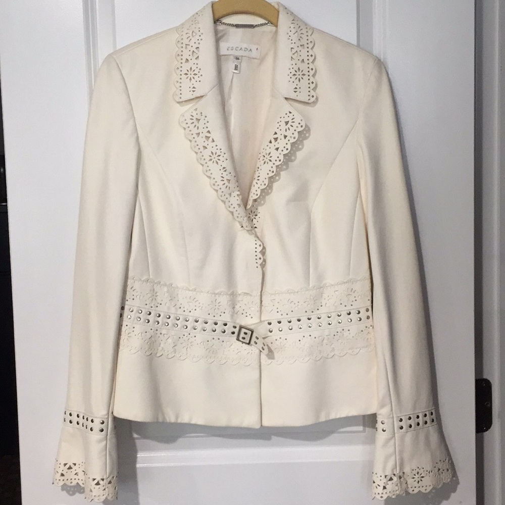 Stunning Escada Lambskin Jacket Size 38/US Small